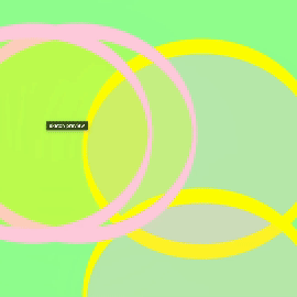 For this sketch I added another elipse to each existing elipse and further pushed the alpha layers to create something more visually chaotic.